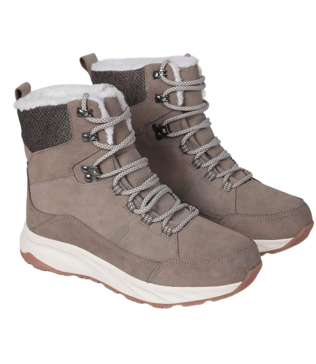 Bottes Cameron Femme Taupe Animal-1