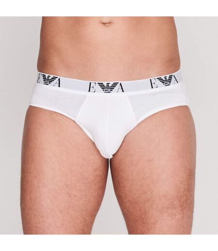 Lot De 3  Slips Homme Noir Blanc Bleu Marine Emporio Armani