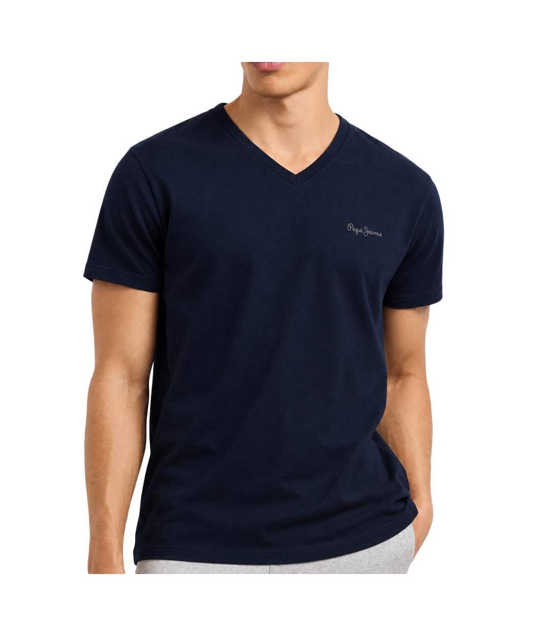 T-shirt marine homme pepe jeans originalses-1