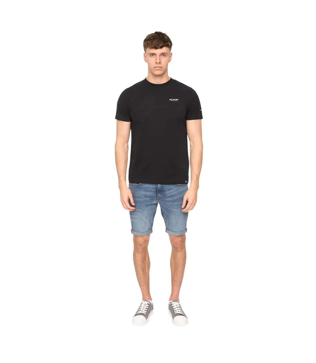 Mens Landway T-shirt Black Duck And Cover-4