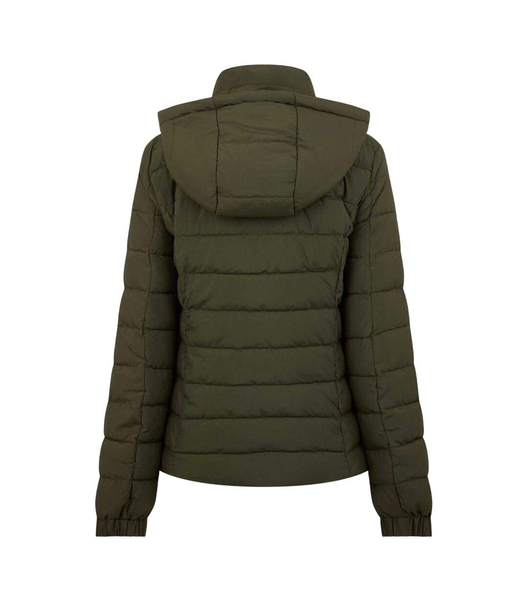 Womens/ladies Luna Puffer Jacket Khaki Green Jack Wills-2