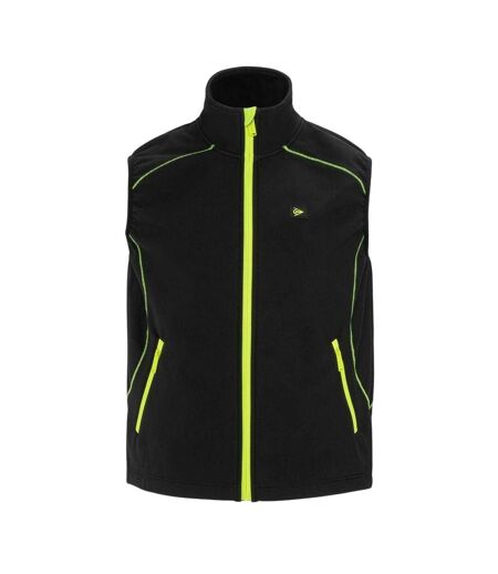 Mens Softshell Gilet Black Dunlop