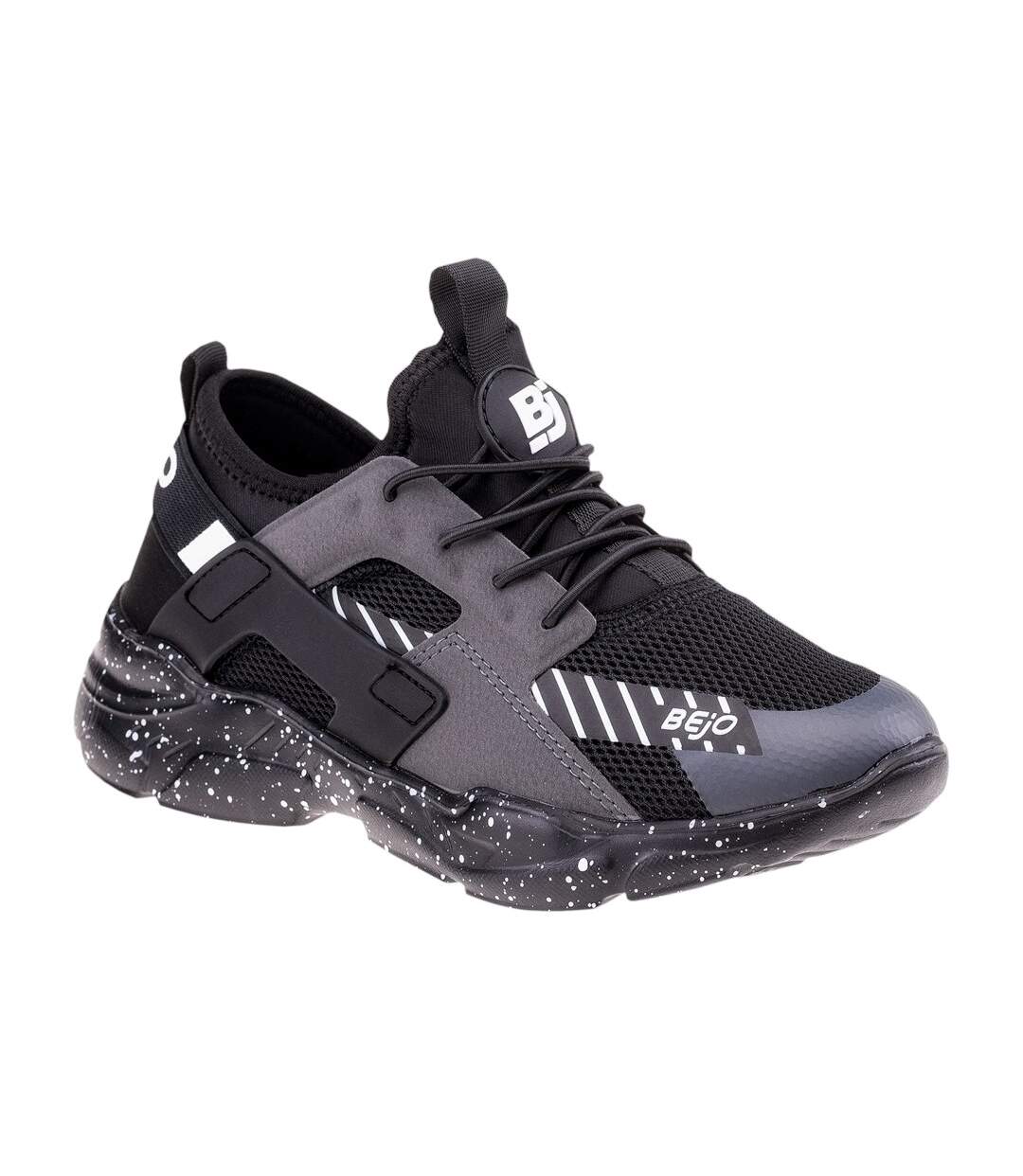 Bejo - Baskets SLIKTER - Enfant (Noir / Gris / Blanc) - UTIG1995-1