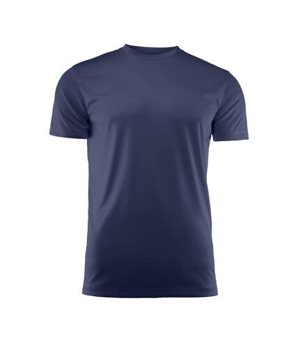 T-shirt run homme bleu marine Printer RED Printer RED