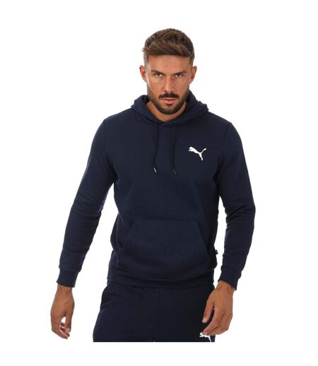Sweat à capuche essentials homme bleu marine Puma