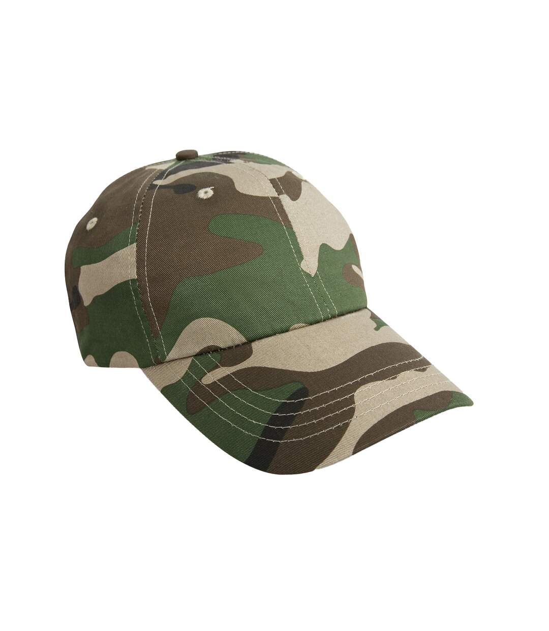 Casquette pro style vert camouflage Result Headwear-2