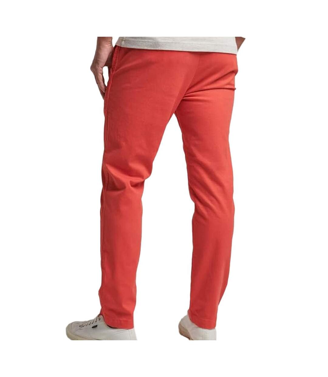 Pantalon Chino Rouge Homme Superdry Officers - 34-2