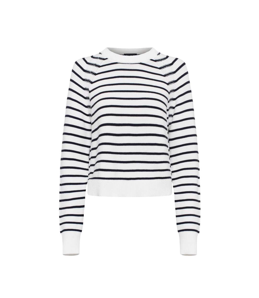Pull Lillie Mozart Femme Blanc Bleu French Connection-2