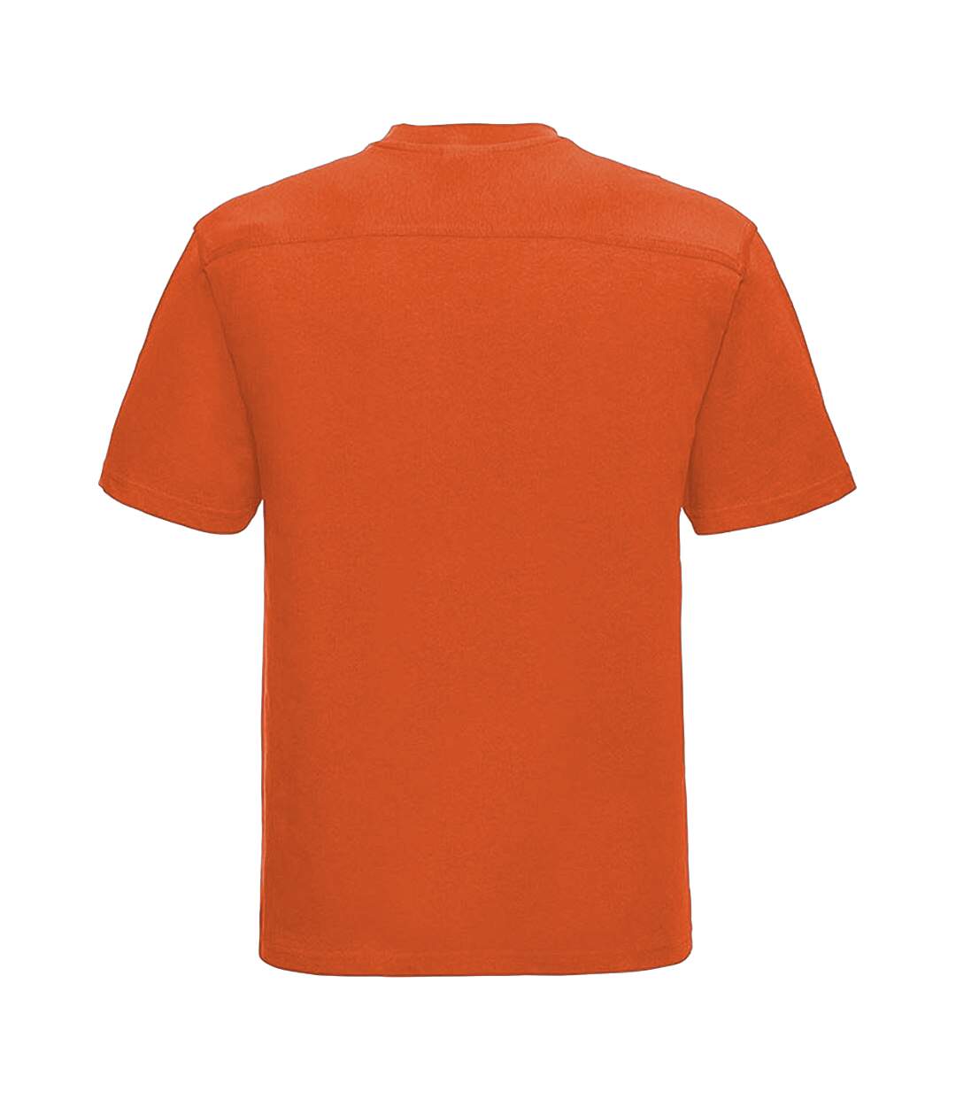 Europe t-shirt à manches courtes 100% coton homme orange Russell