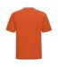 Russell Europe Mens Workwear Short Sleeve Cotton T-Shirt (Orange)