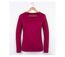 MAYFLOWER NIKITA1 : Tee-shirt manches longues violet Purple en coton avec poche poitrine-2