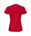 Womens/ladies T-shirt Red Cottover-2