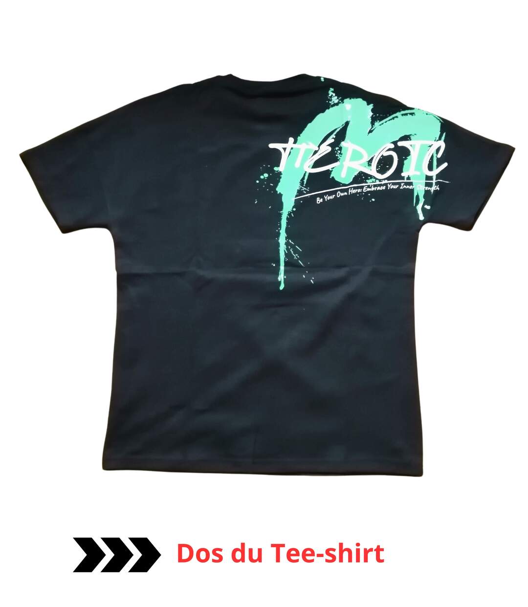 T-Shirt Manches Courtes -  Homme - Col Rond - Couleur Noir-2