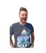 Unisex Adult Poor Unfortunate Souls Ursula T-shirt Charcoal Marl The Little Mermaid-1
