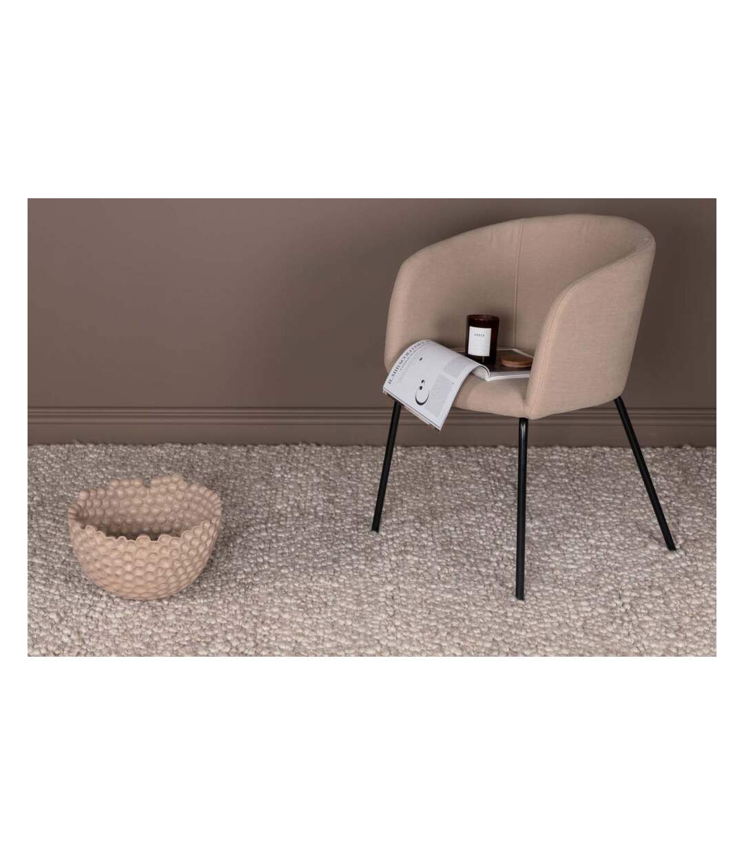 Tapis en viscose et laine beige Jajru 300 x 200 cm-2
