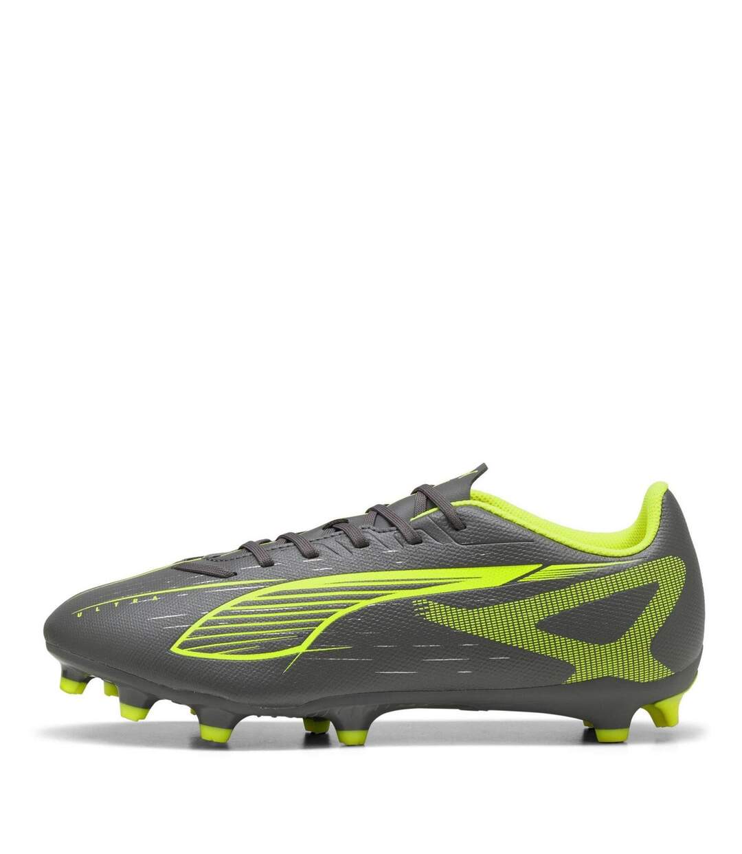 Mens Ultra Play Firm Ground Football Boots Silver Yellow Puma-2