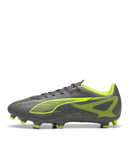 Mens Ultra Play Firm Ground Football Boots Silver Yellow Puma