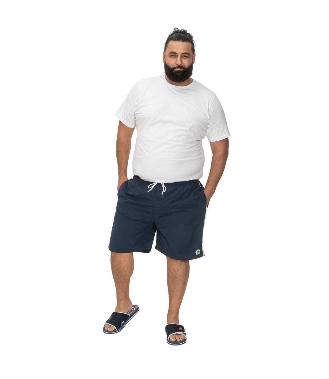 Short de bain d555 yarrow homme bleu marine Duke-3