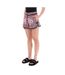 Womens/ladies Knitted Bandana Basketball Shorts Pink Black Amiri-3