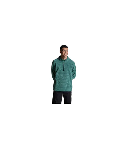 Mens Esk Ii Half Zip Fleece Top Mosaic Green Craghoppers