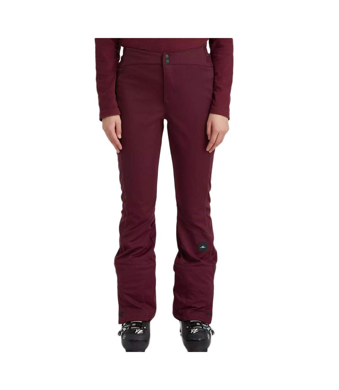 Pantalon de ski bordeaux femme o'neill blessed-1