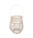 Lanterne Déco en Rotin Malino 21cm Beige-1