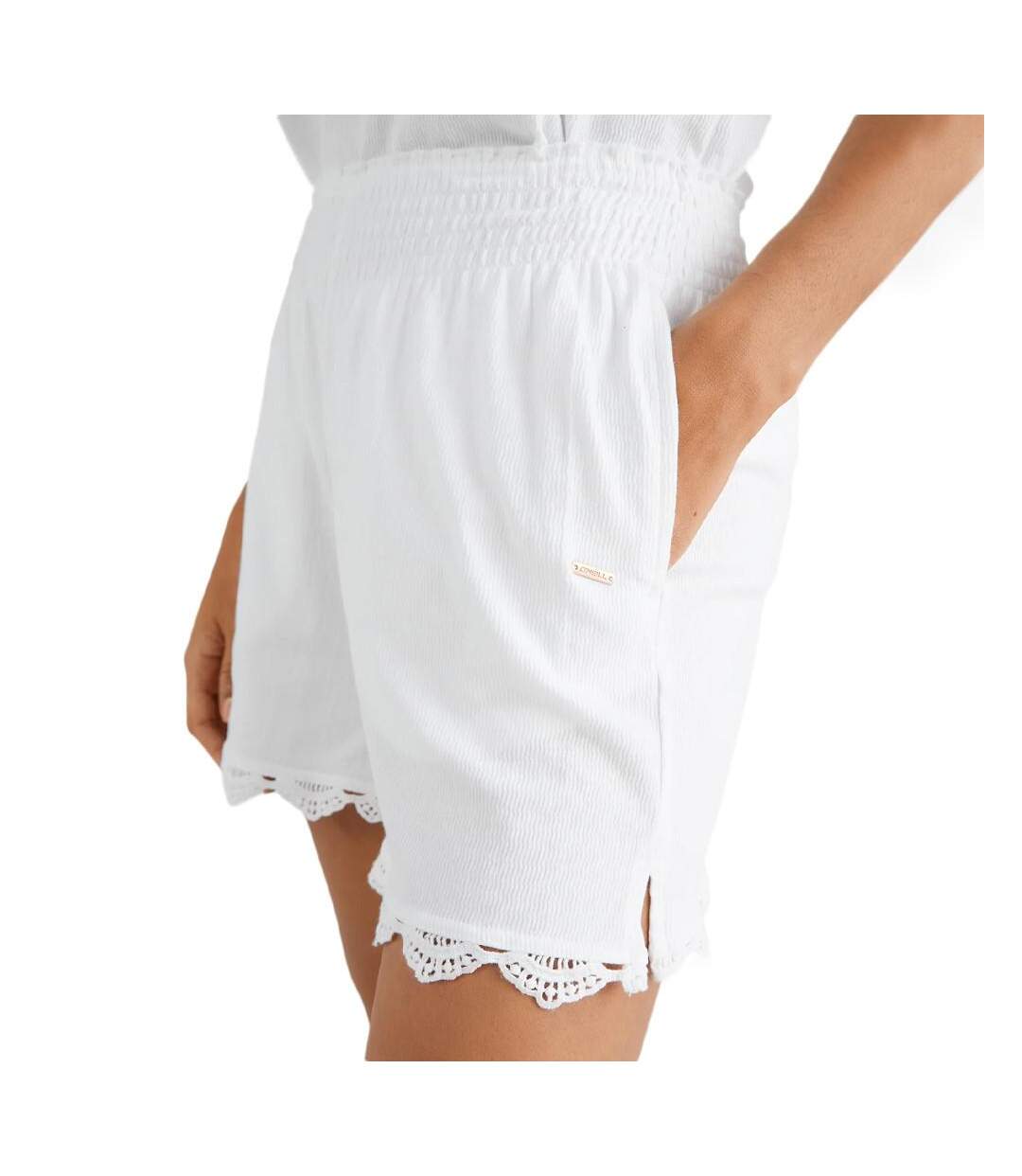 Short Blanc Femme O'Neill Smocked - M-1