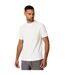 Mens ribbed crew neck t-shirt off white Burton