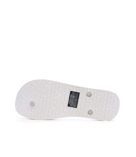 Tongs blanches homme calvin klein jeans beach thong