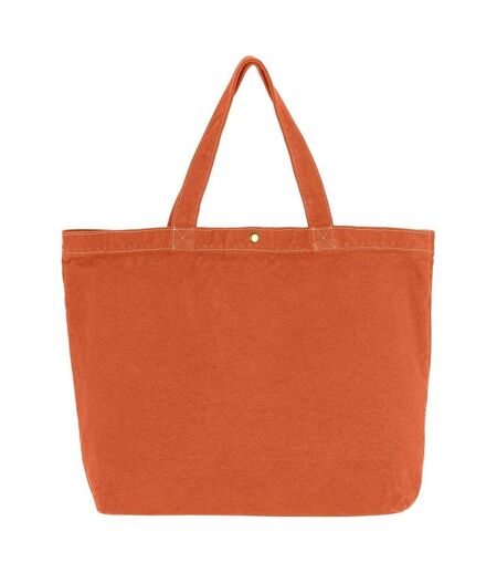 Grand sac cabas en toile - CA-4631 LCS - orange automne