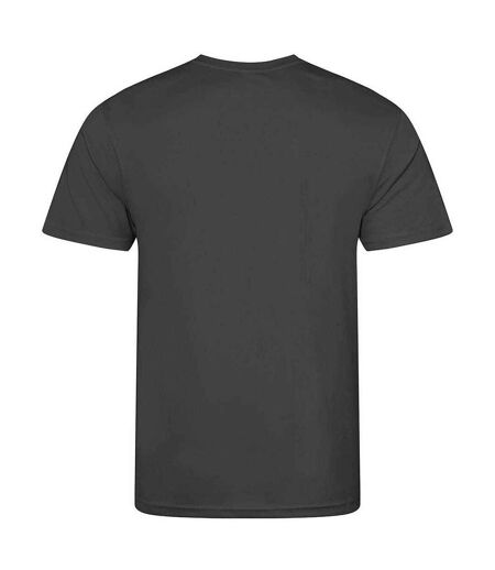 Mens recycled t-shirt charcoal AWDis Cool