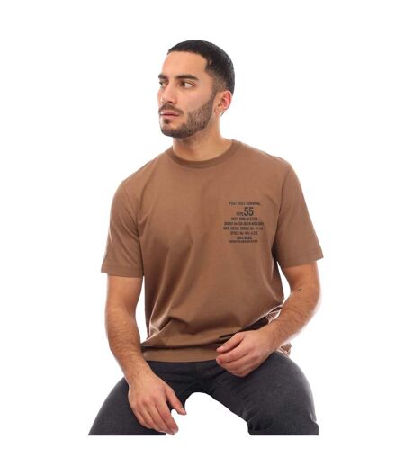 T-shirt Just 6-2 Homme Marron Diesel