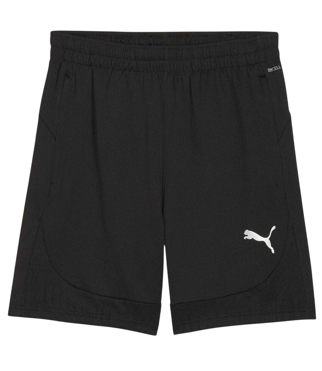 Mens Teamfinal Football Shorts  Black Puma-1