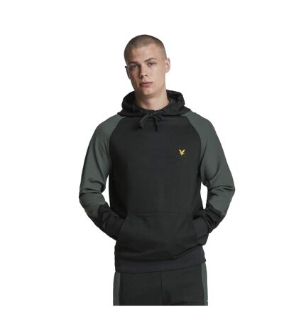 Sweat à capuche homme noir vif / graphite Lyle & Scott Lyle & Scott