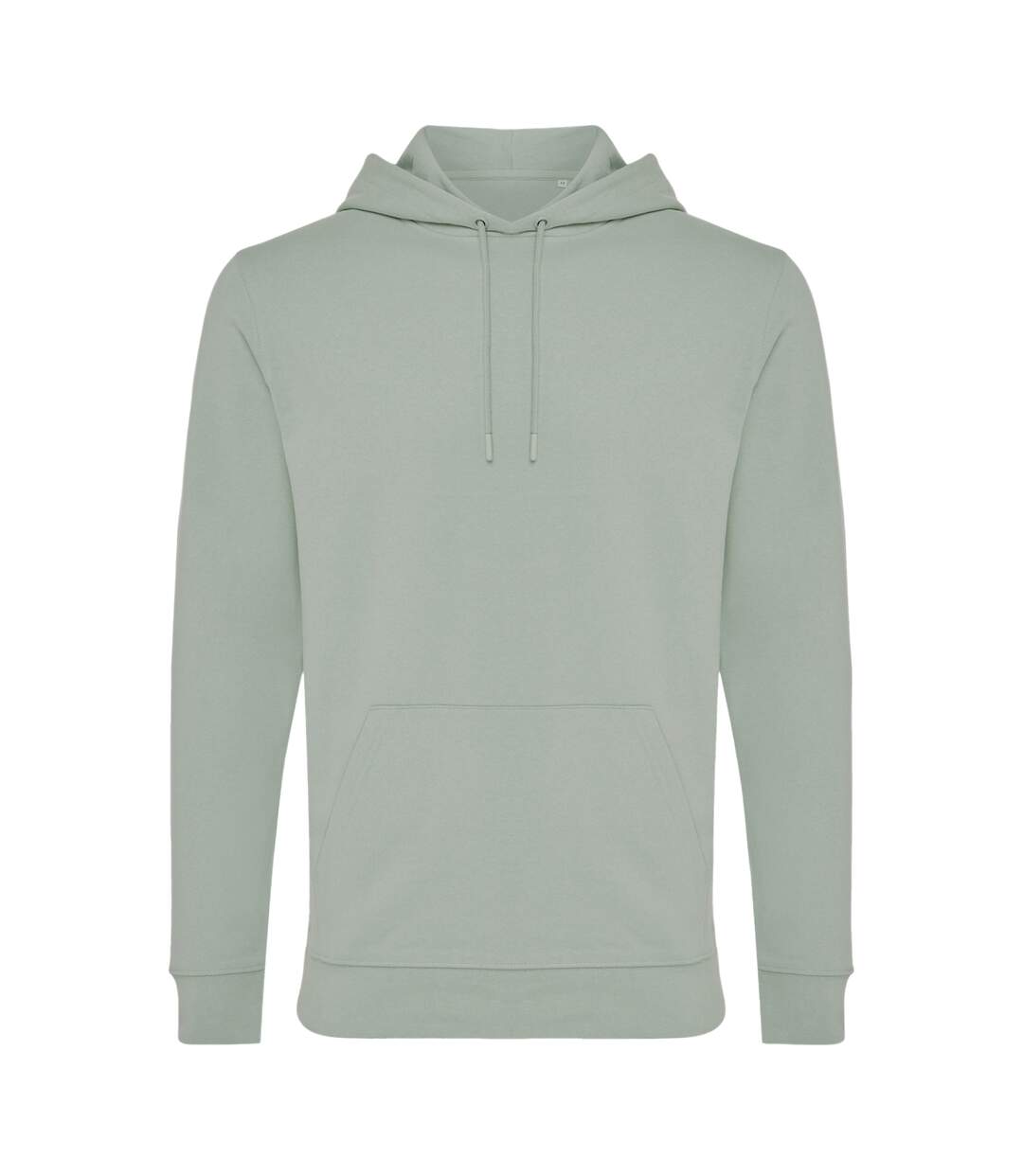 Unisex adult jasper recycled cotton hoodie iceberg green Iqoniq-1