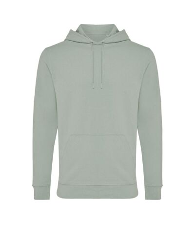 Unisex adult jasper recycled cotton hoodie iceberg green Iqoniq