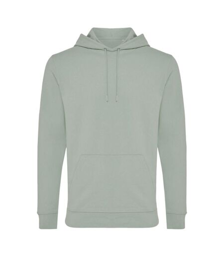 Unisex adult jasper recycled cotton hoodie iceberg green Iqoniq