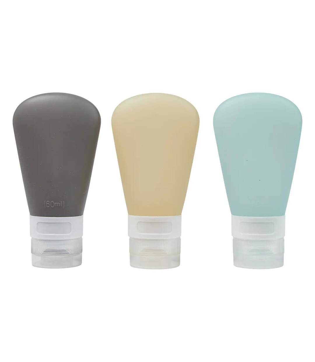 Lot de 3 Tubes Avec Trousse Voyage 17cm Multicolore-3