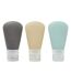 Lot de 3 Tubes Avec Trousse Voyage 17cm Multicolore-3