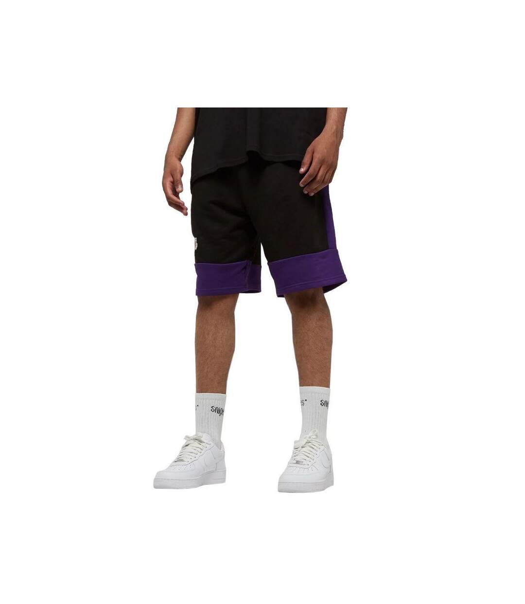 Short Motif/style La Lakers Homme Noir NBA-1