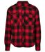 Chemise manches longues - Homme - BYB4002 - rouge et noir