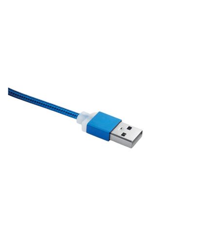Rizo keyring charging cable one size royal blue MidOcean