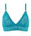 Soutien-gorge triangle sans armatures turquoise Check-In