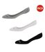 Lot De 3  Socquettes Motif/style Logo Makalu Homme Noir Blanc Gris Ben Sherman-1