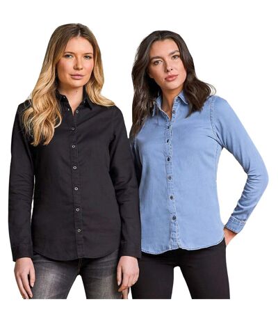 Chemisier so denim lucy femme bleu clair Awdis