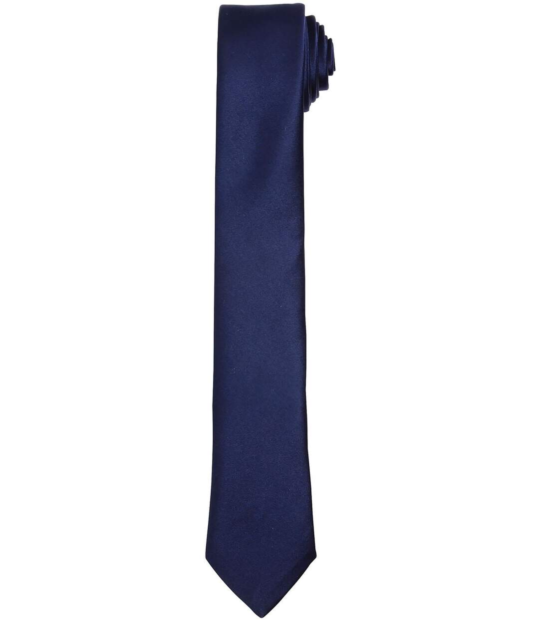 Cravate fine - PR793 - bleu marine-2