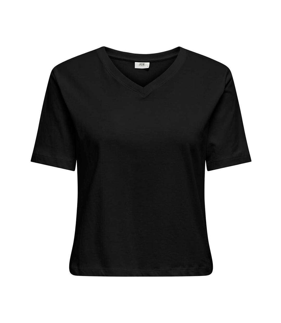 T-shirt noir femme jdy rex 15352294 - l-1