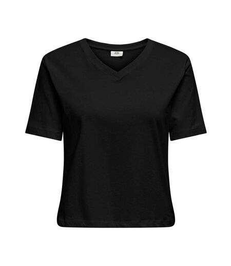 T-shirt noir femme jdy rex 15352294 - l
