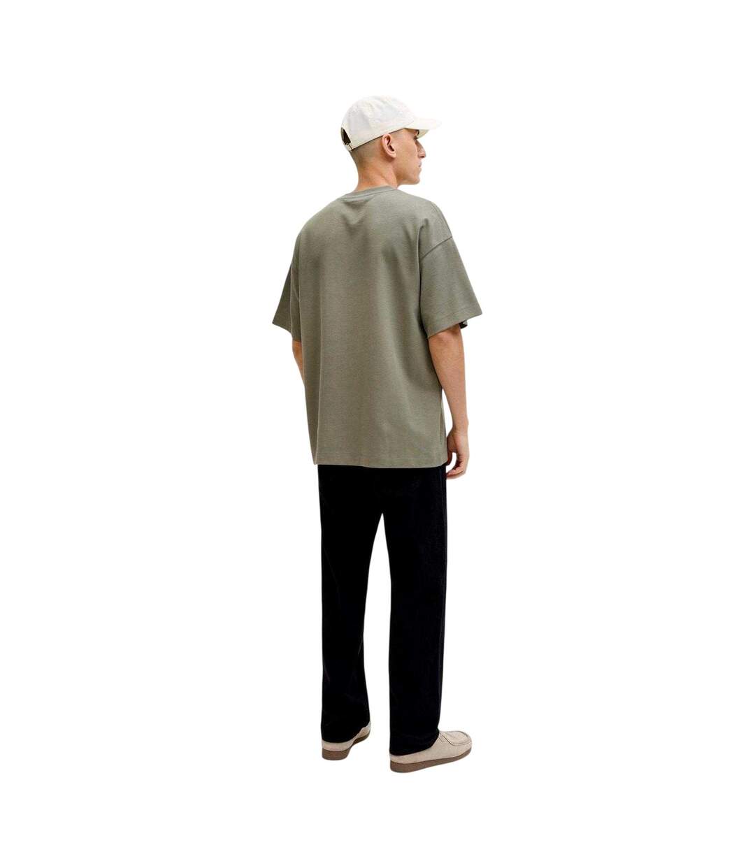 T-shirt Barron Homme Vétiver Jack And Jones-3