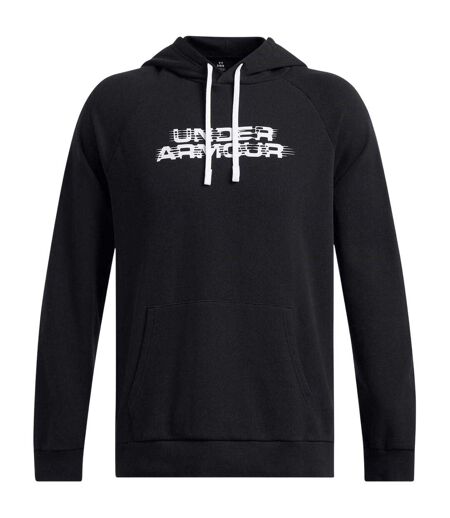 Sweat À Capuche Avec Cordons Manches Raglan Rival Homme Noir Under Armour